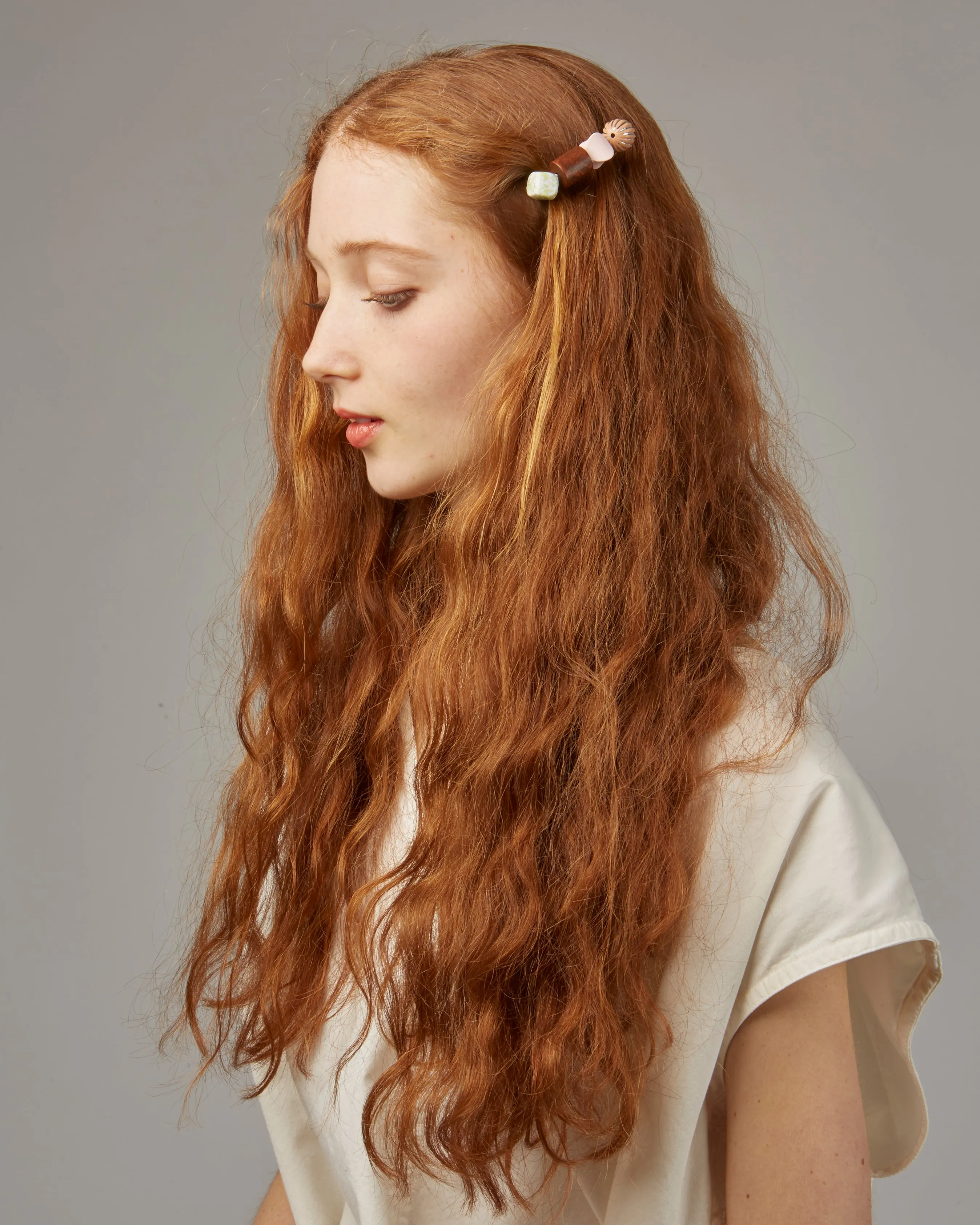 Lulu barrette in stripe