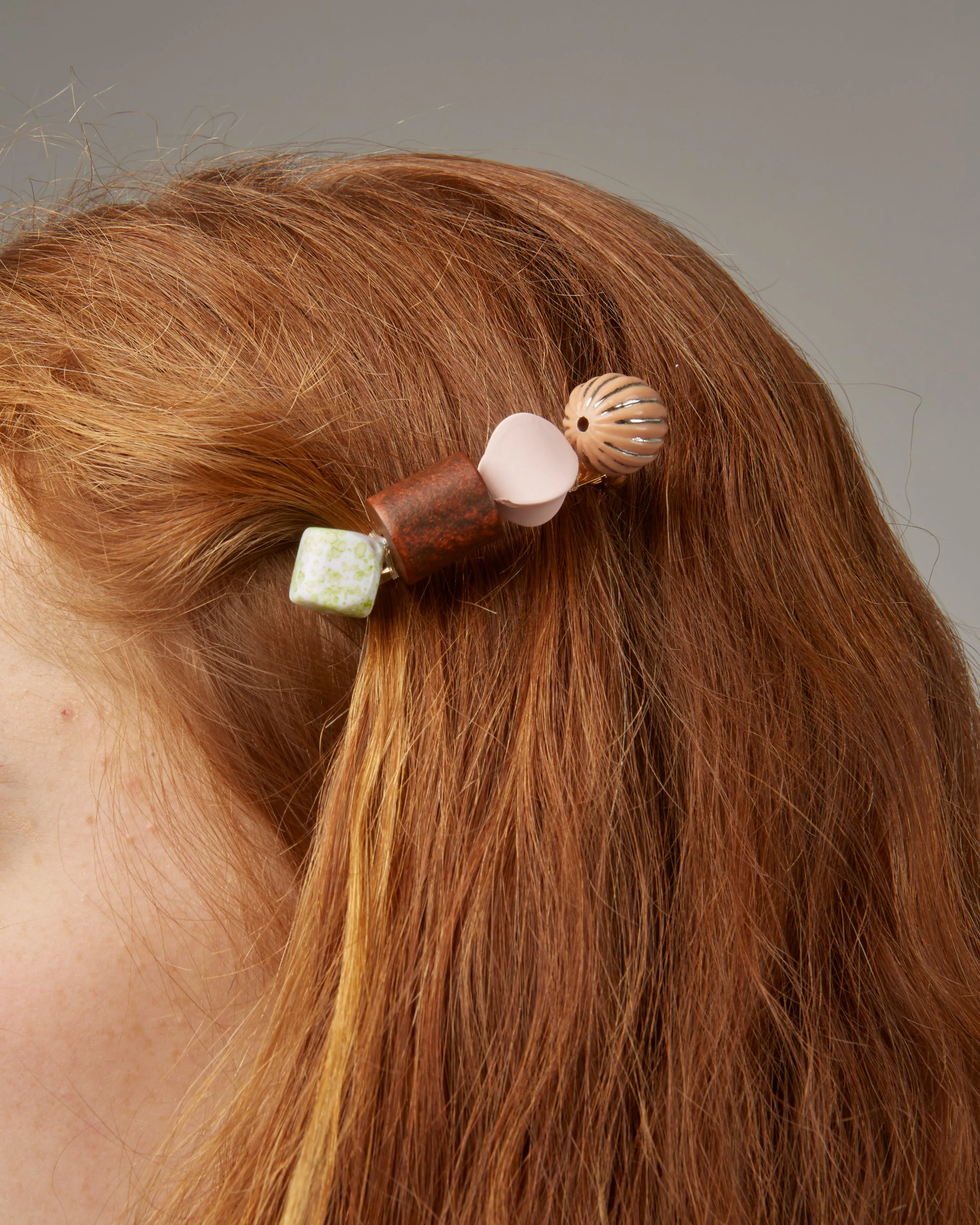 Lulu barrette in stripe