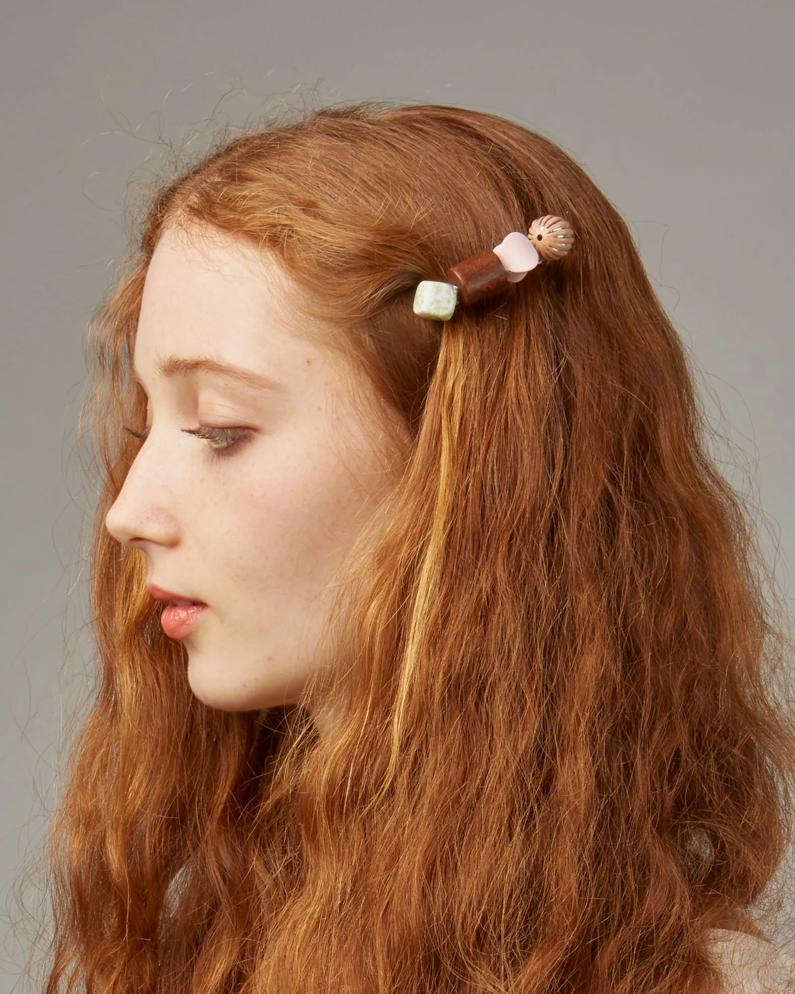 Lulu barrette in stripe