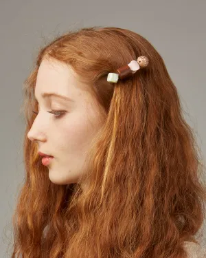 Lulu barrette in stripe