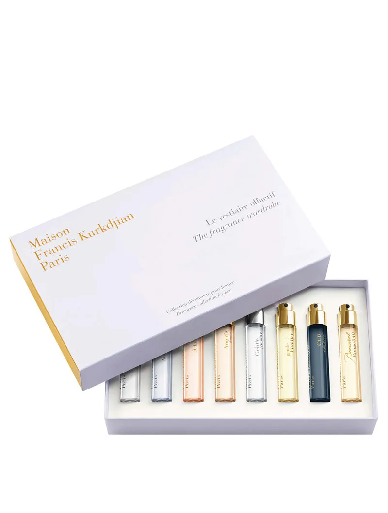 Maison Ancis Kurkdjian Paris The Ag Wrdrbe For Women Set EDP 7X11 ml EDT 11ml (Travel Set)
