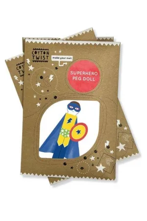 Make Your Own Superhero Peg Doll