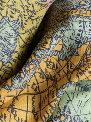Mappemonde Square Scarf