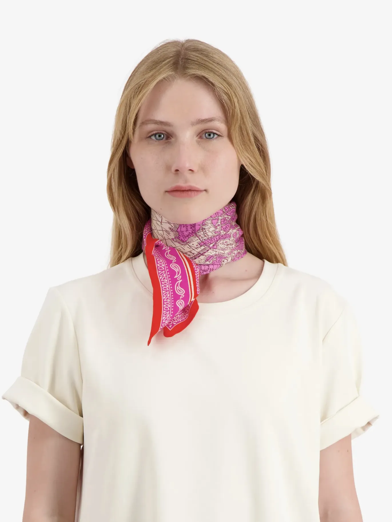 Mappemonde Square Scarf