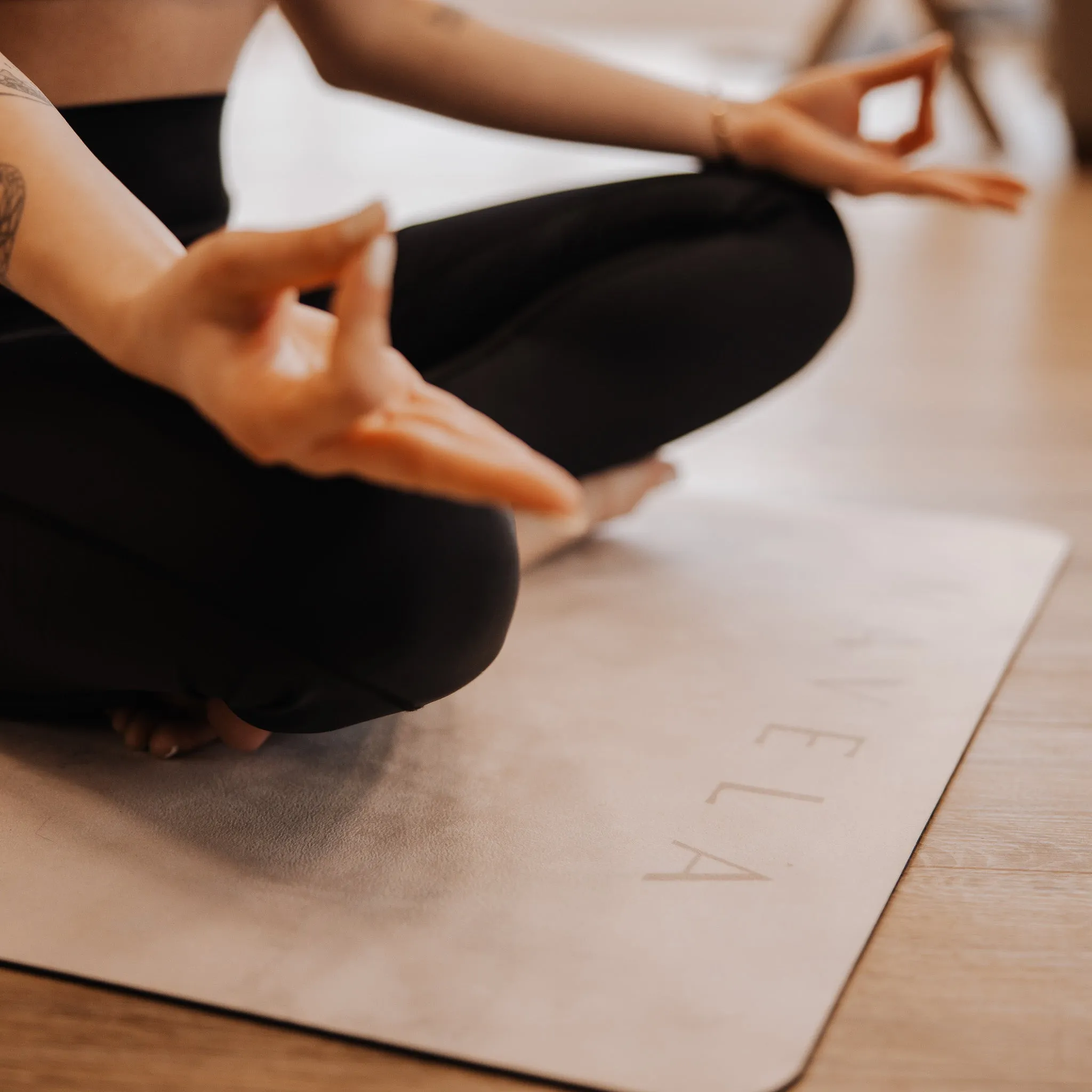Marble Microfiber Suede Yoga Mat