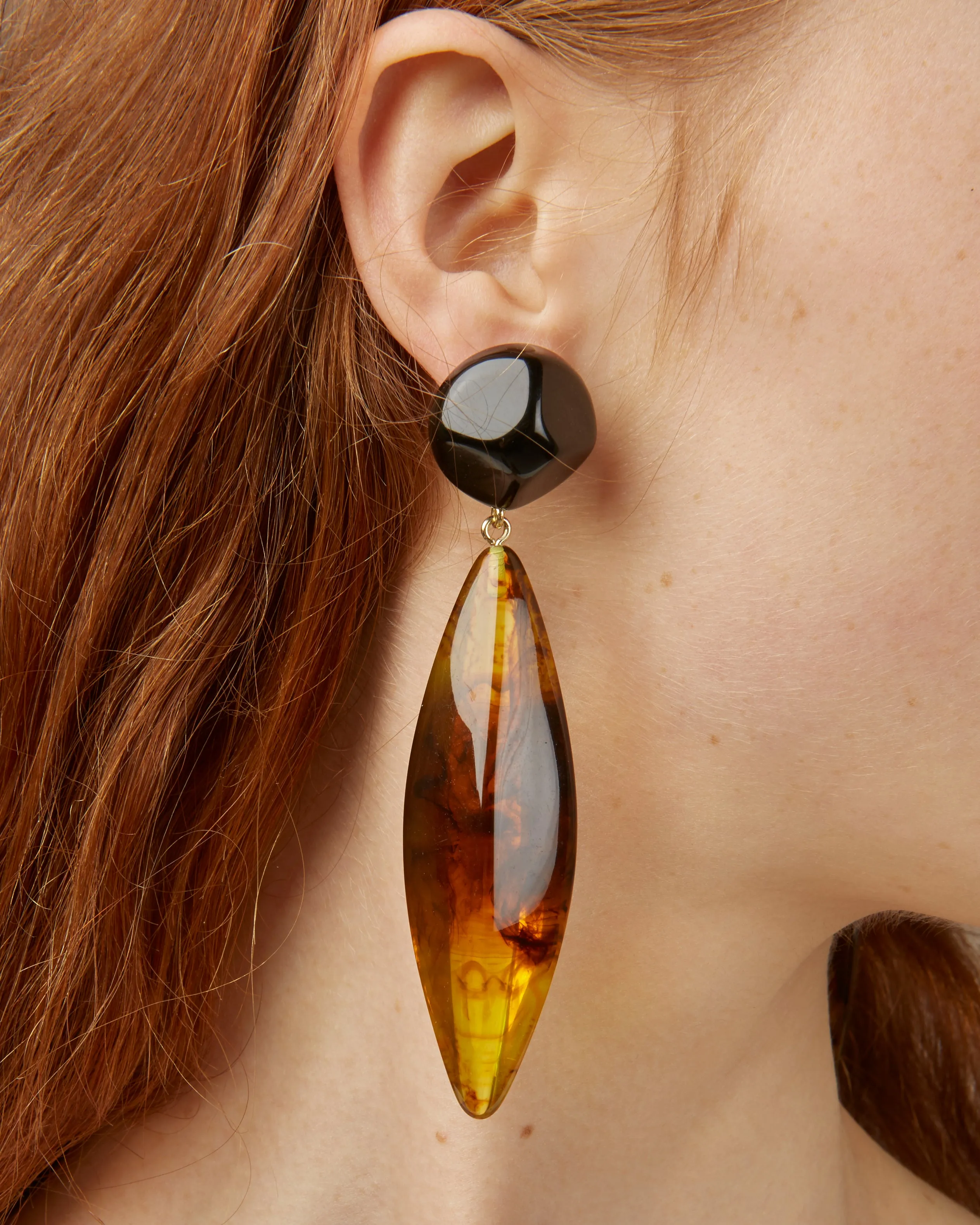 Margot earrings in Tortoise