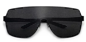 Metal Mesh Sunglasses - Black