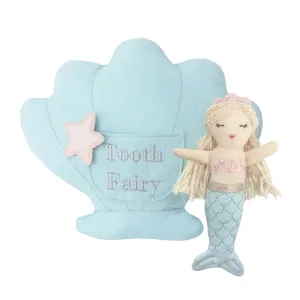 Mimi Mermaid Tooth Fairy Pillow and Doll Set