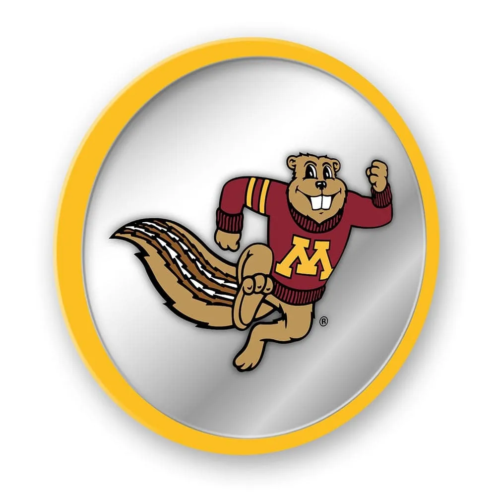 Minnesota Golden Gophers: Mascot - Modern Disc Mirrored Wall Sign