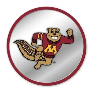 Minnesota Golden Gophers: Mascot - Modern Disc Mirrored Wall Sign