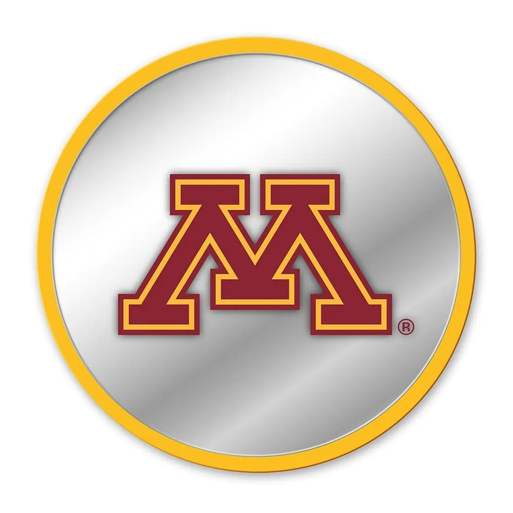 Minnesota Golden Gophers: Modern Disc Mirrored Wall Sign