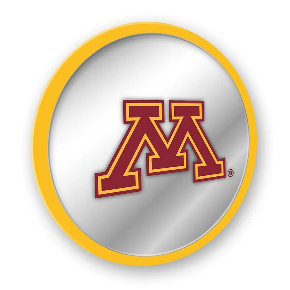 Minnesota Golden Gophers: Modern Disc Mirrored Wall Sign
