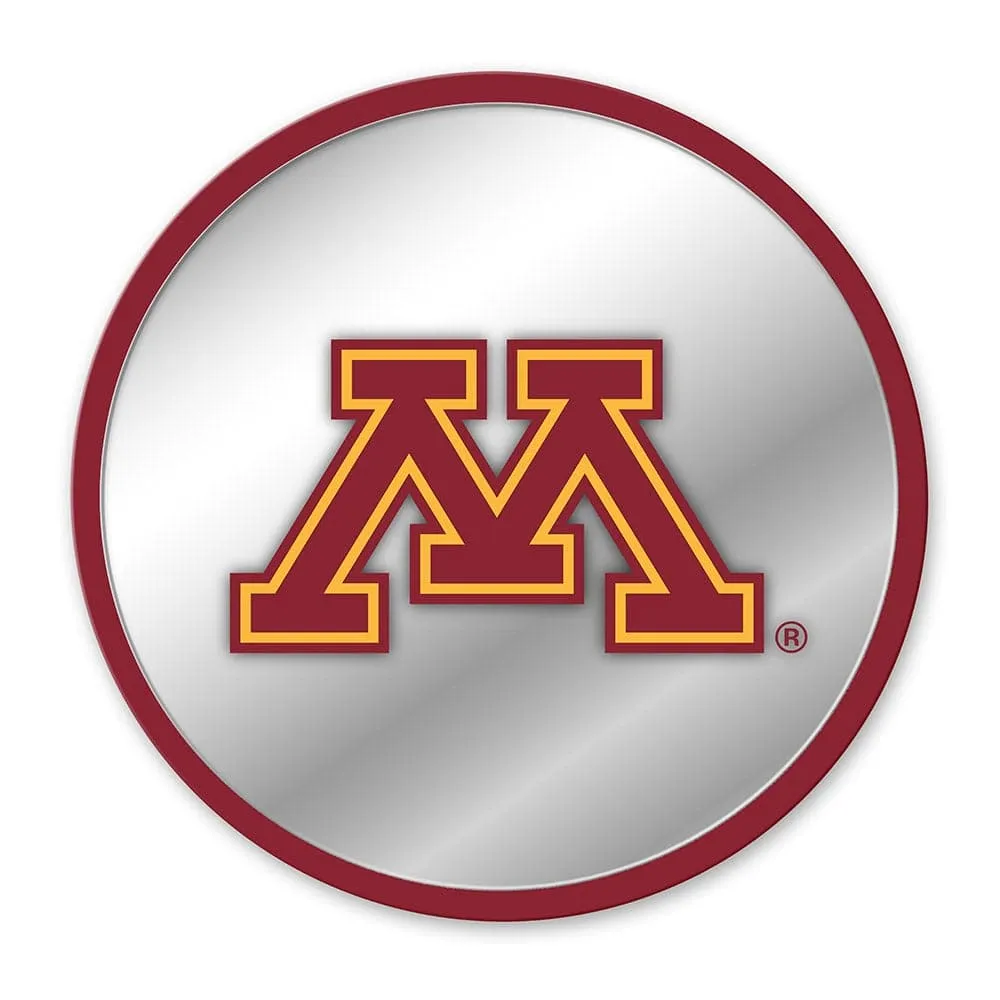 Minnesota Golden Gophers: Modern Disc Mirrored Wall Sign