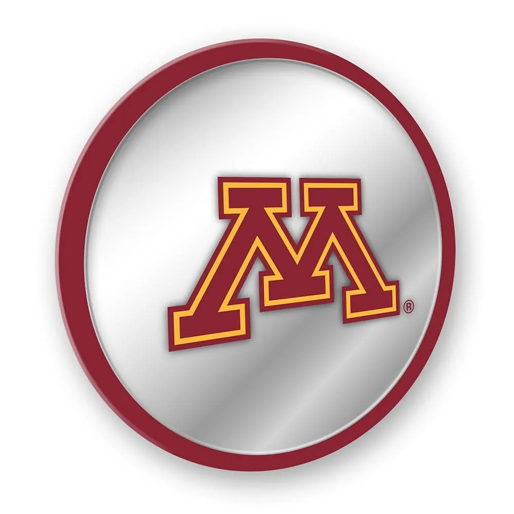 Minnesota Golden Gophers: Modern Disc Mirrored Wall Sign