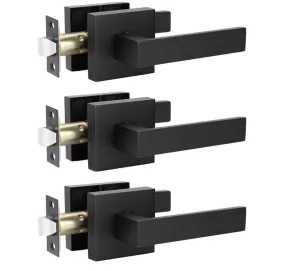 Modern Lever Passage Door Hardware (Pack of 3)