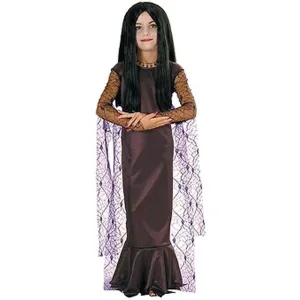 Morticia Addam's Costume Size S Girls