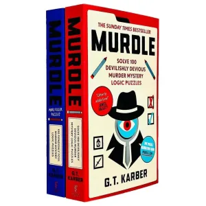 Murdle Puzzle Series Collection 2 Books Set By G.T Karber