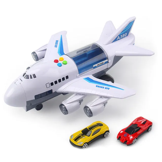 Music Story Simulation Track Inertia Children's Toy Aircraft Large Size Passenger Plane Kids Airliner Toy