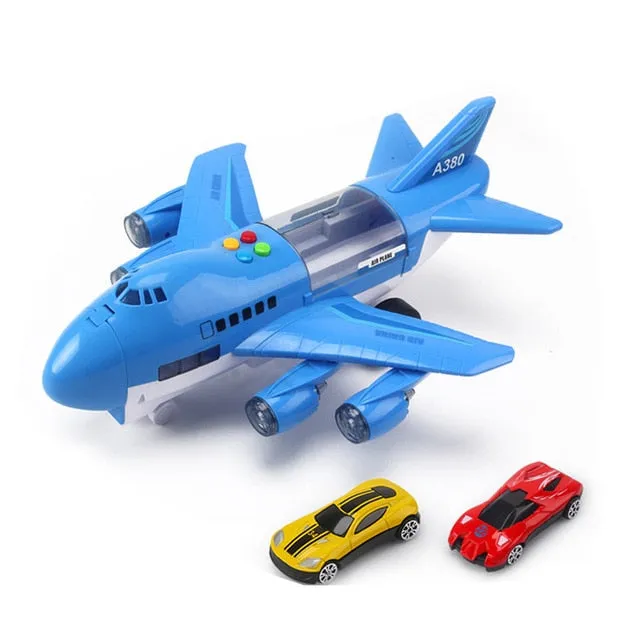 Music Story Simulation Track Inertia Children's Toy Aircraft Large Size Passenger Plane Kids Airliner Toy