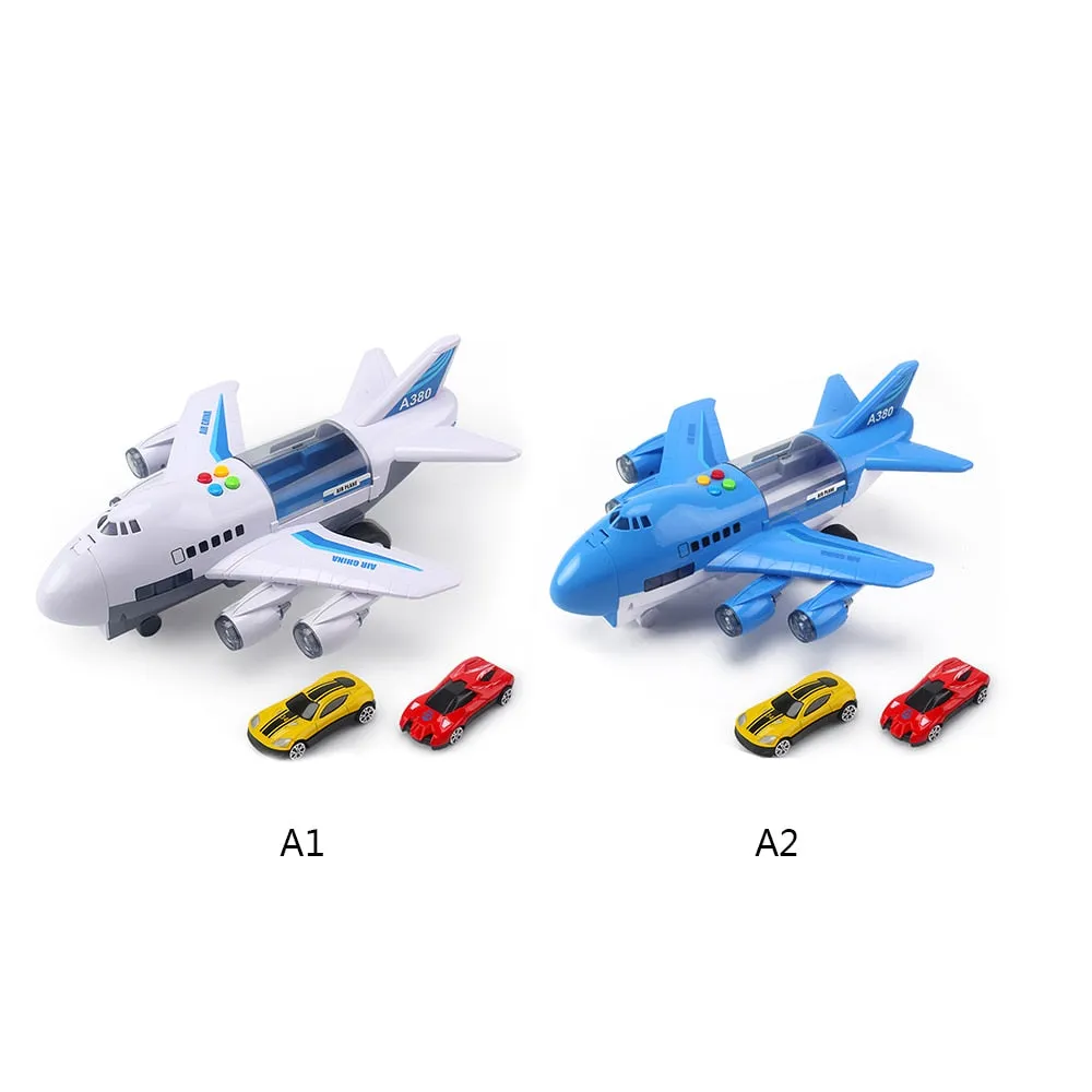 Music Story Simulation Track Inertia Children's Toy Aircraft Large Size Passenger Plane Kids Airliner Toy
