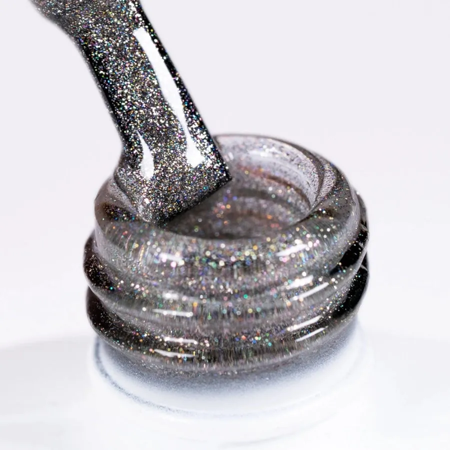 NaiLac Hybrid UV/LED Top Laser Holo Rose Gold