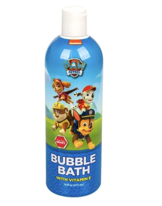 Nickelodeon Paw Patrol Pup Pup Berry Bubble Bath, 16 oz. Bottle