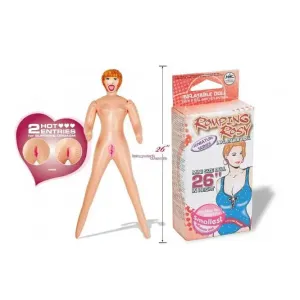 Nmc Ltd Romping Rosy Mini Blow-up Sex Doll with 2 Love Holes