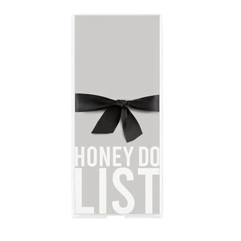 Notepaper in Acrylic Tray - Honey Do List