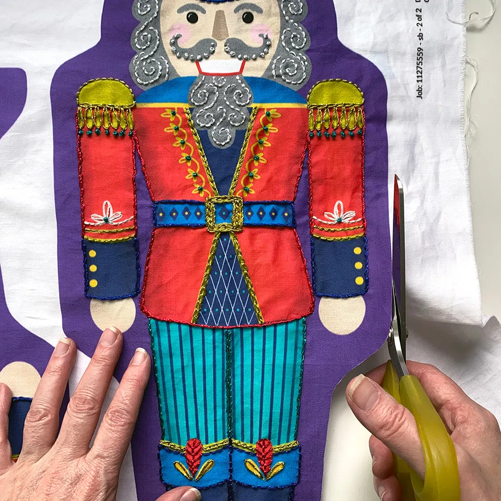 Nutcracker Doll: Cut & Sew Panel