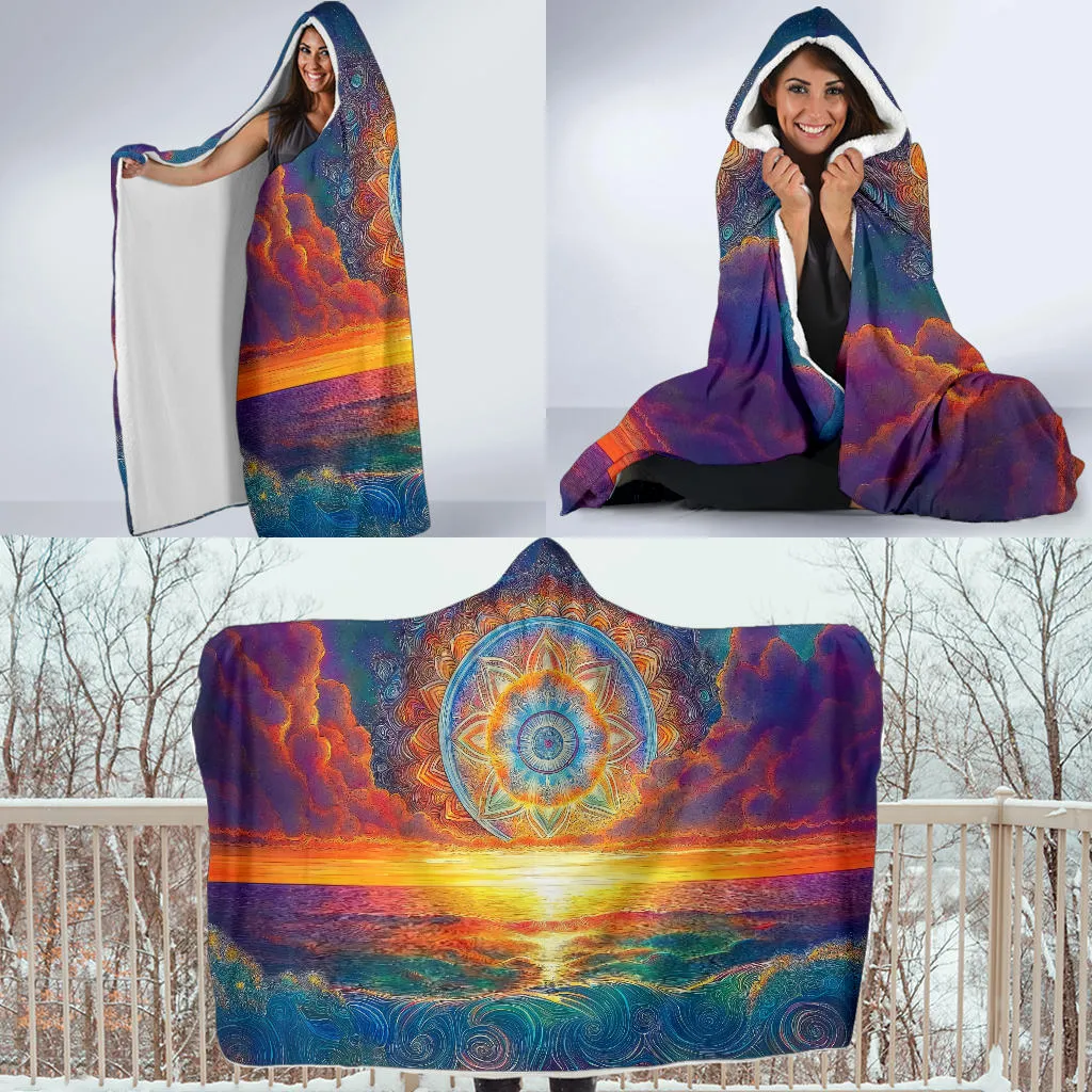 Ocean Hooded Blanket