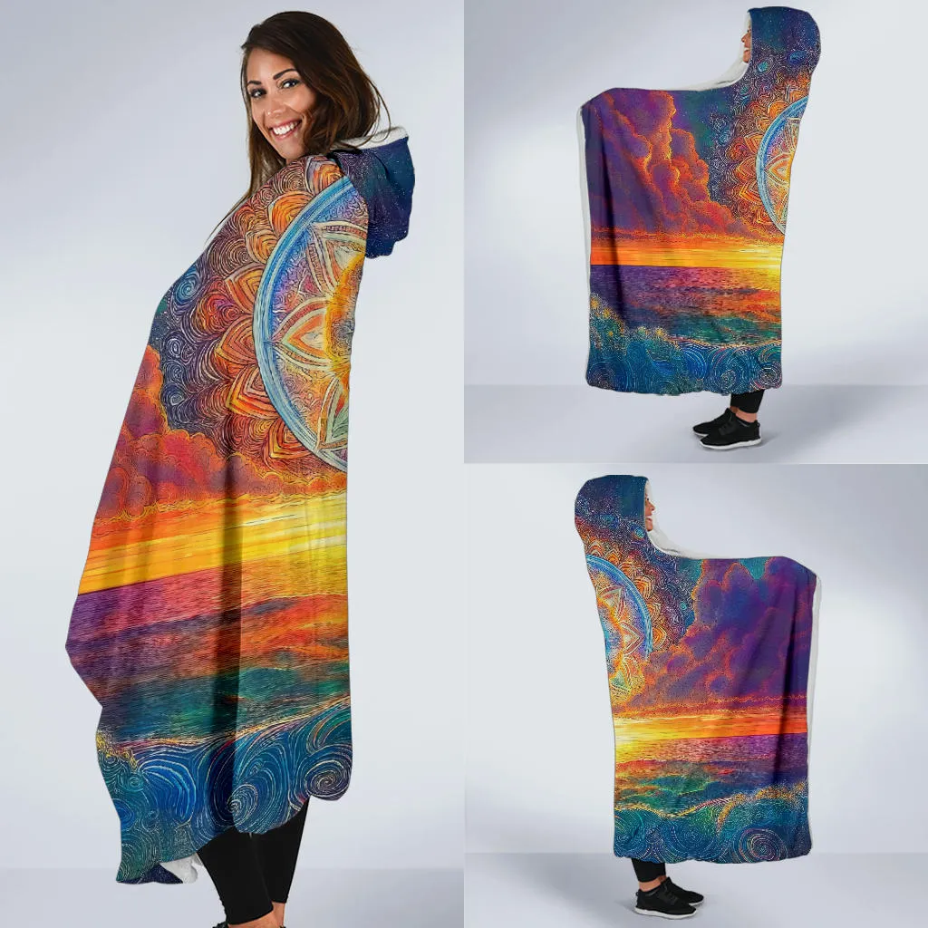 Ocean Hooded Blanket