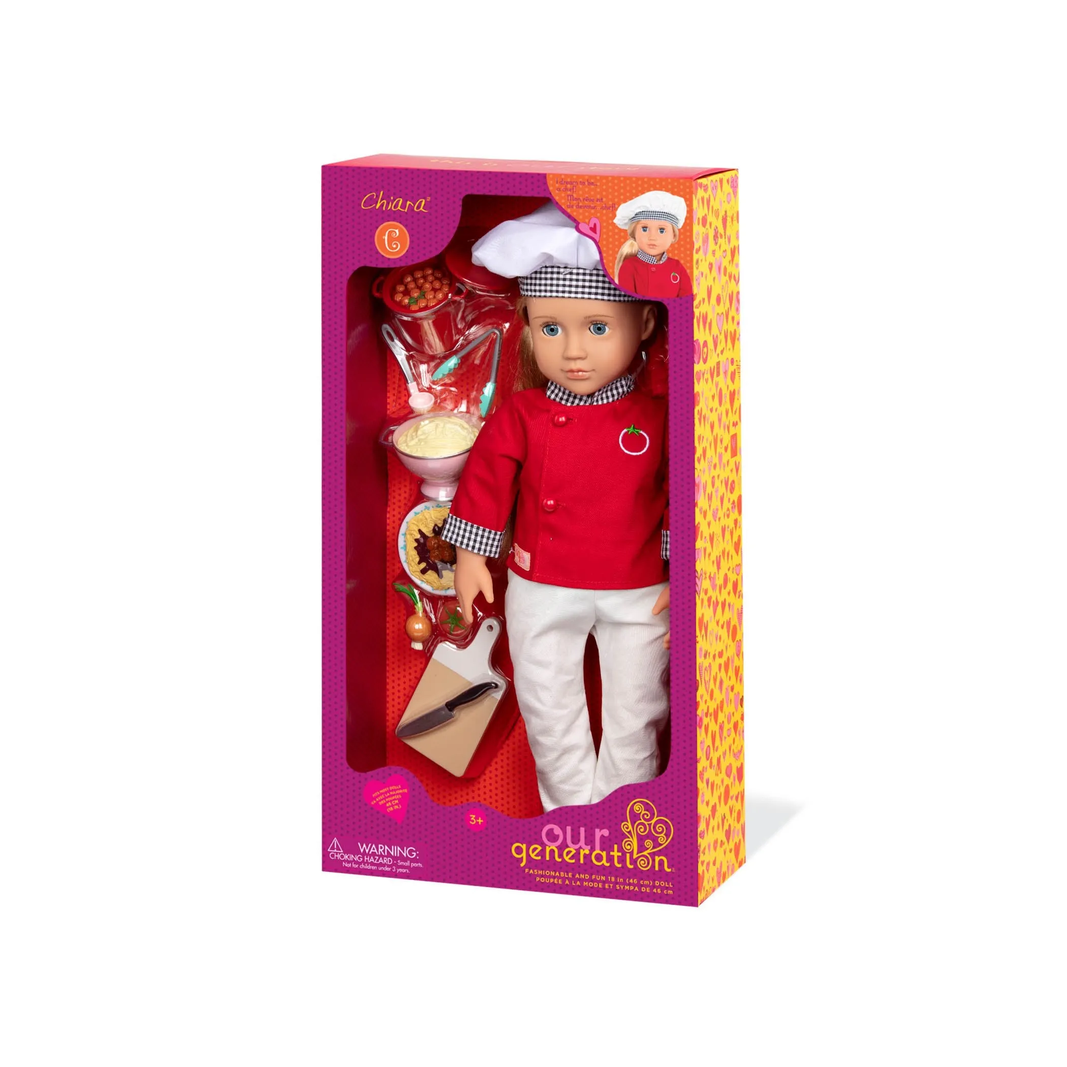 Our Generation 18" Professional Chef Doll - Chiara