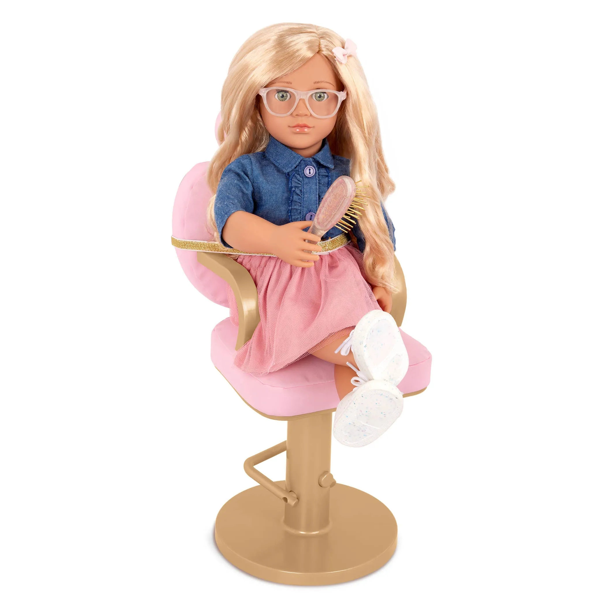 Our Generation Accessory - Heart Shaped Salon Chair w Accessories