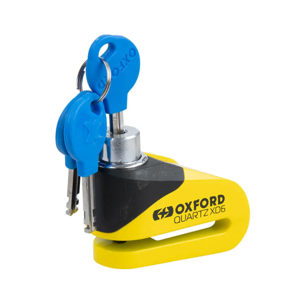 Oxford Quartz XD6 Disc Lock Yellow / Black