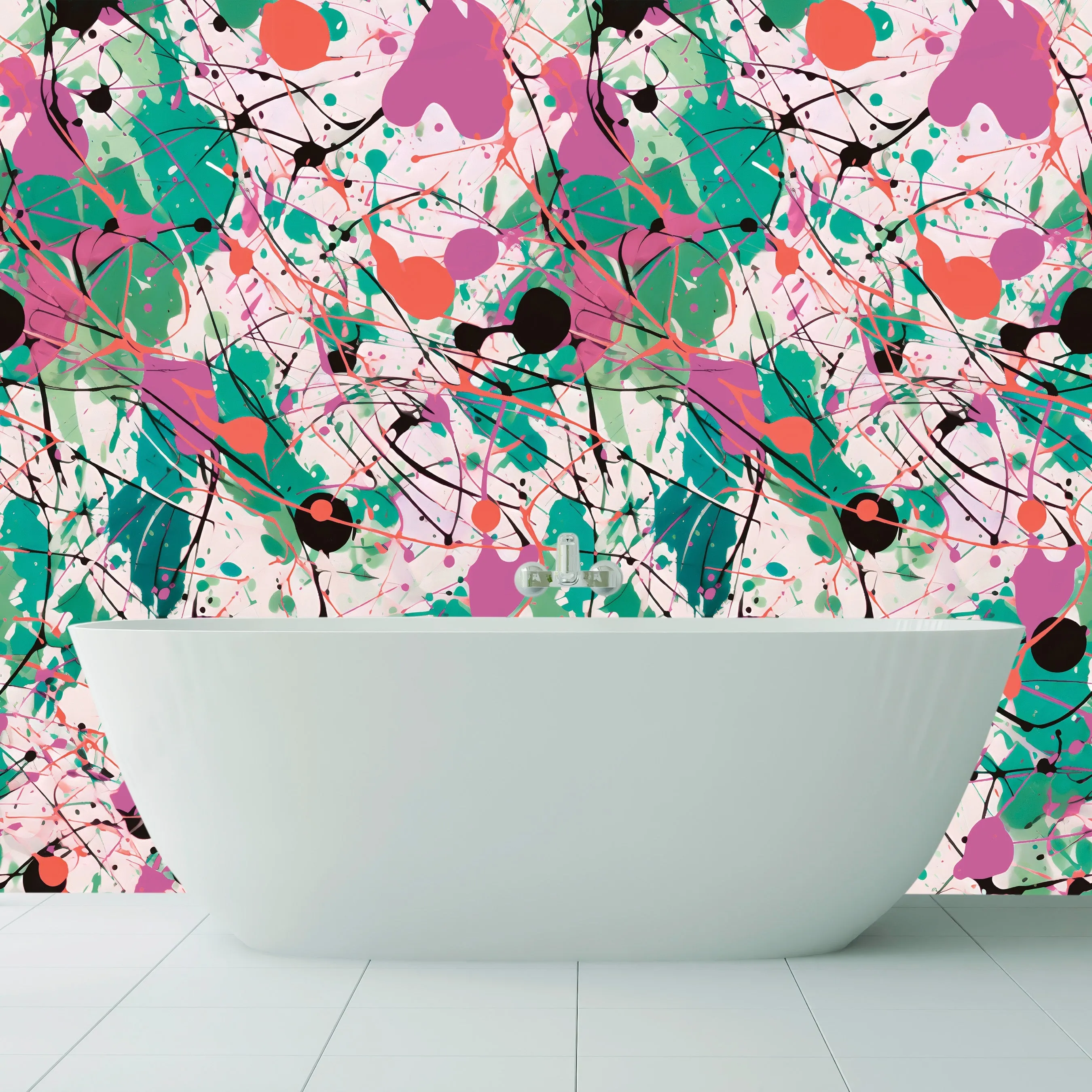 Paint Flicks Acrylic Wall Panels Home Decor Wall Panels 2440mmm x 1220mm