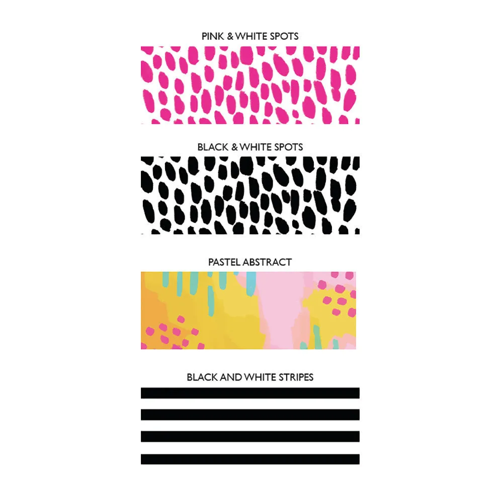 Patterned Modern Block Keychain (WS)