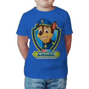 Paw Patrol Chase Official Kid's T-Shirt (Royal Blue)