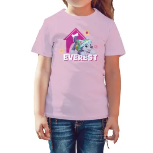 Paw Patrol Everest Official Kid's T-Shirt (Pink)