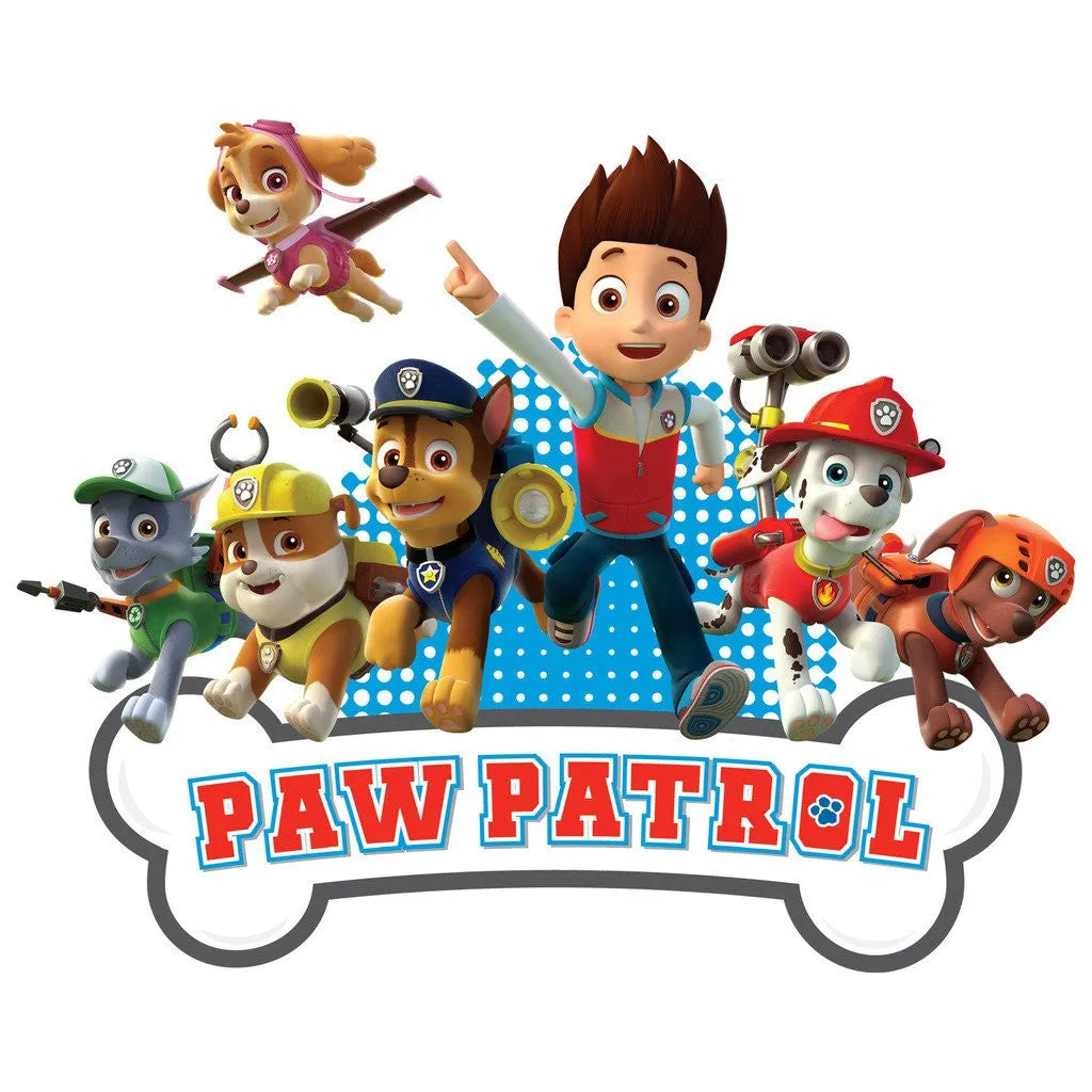 Paw Patrol Group Official Kid's T-Shirt (White)