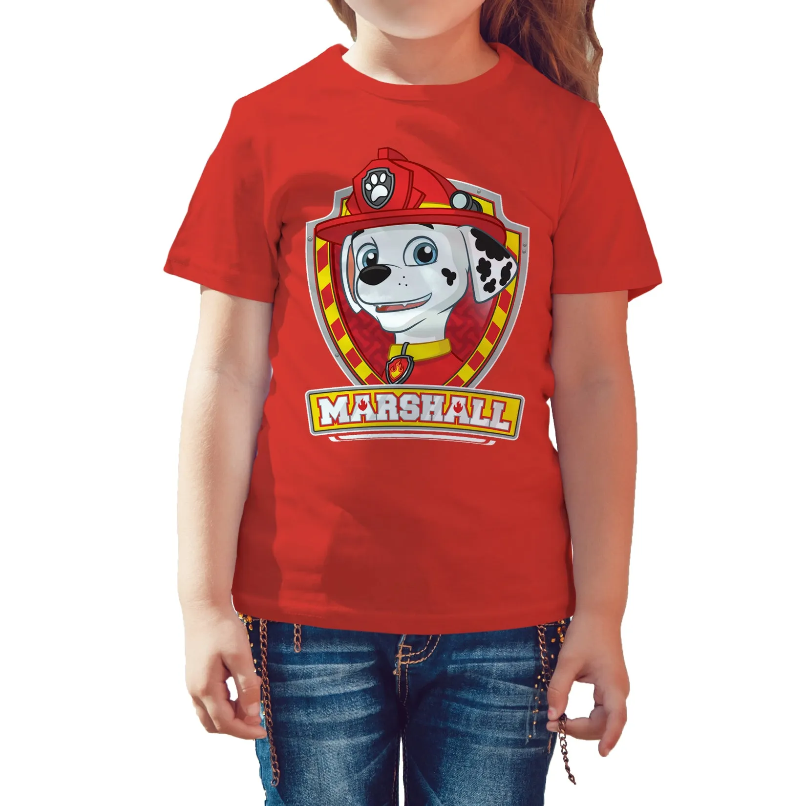 Paw Patrol Marshall Official Kid's T-Shirt (Red)