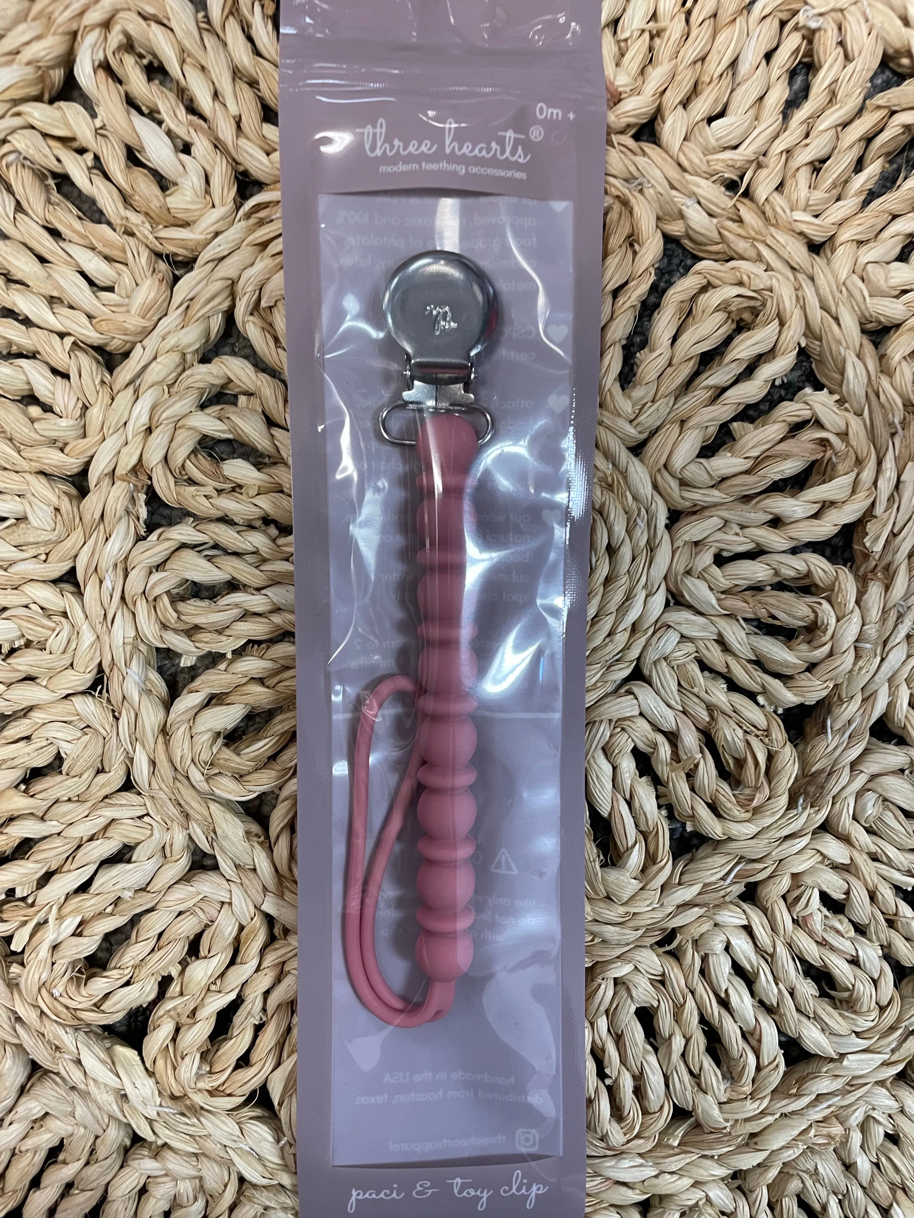 Petite mason Silicone Pacifier Clip
