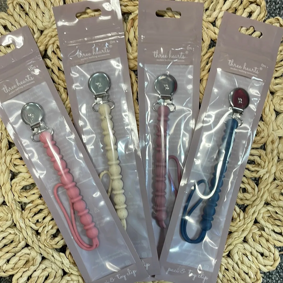 Petite mason Silicone Pacifier Clip