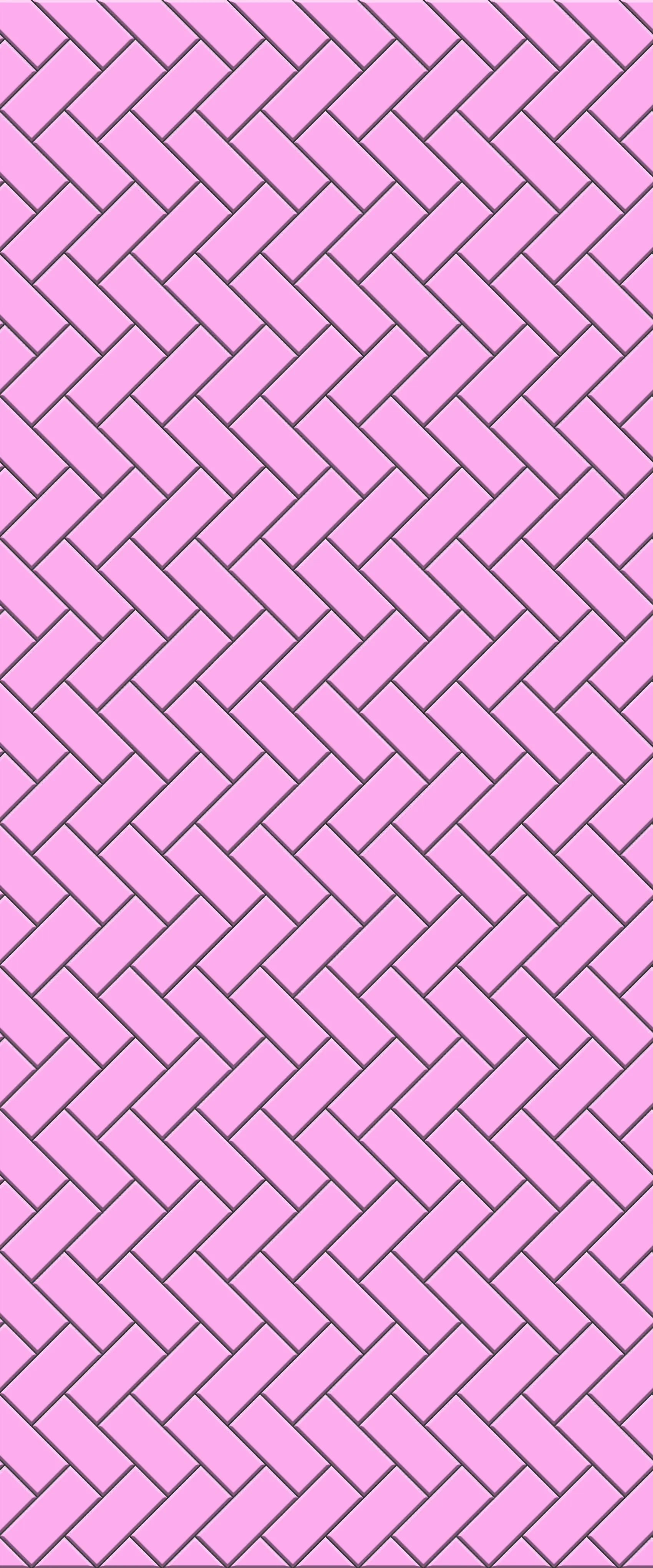 Pink Diagonal Herringbone Tile Acrylic Shower Panel 2440mm x 1220mm ( 3mm Thick)