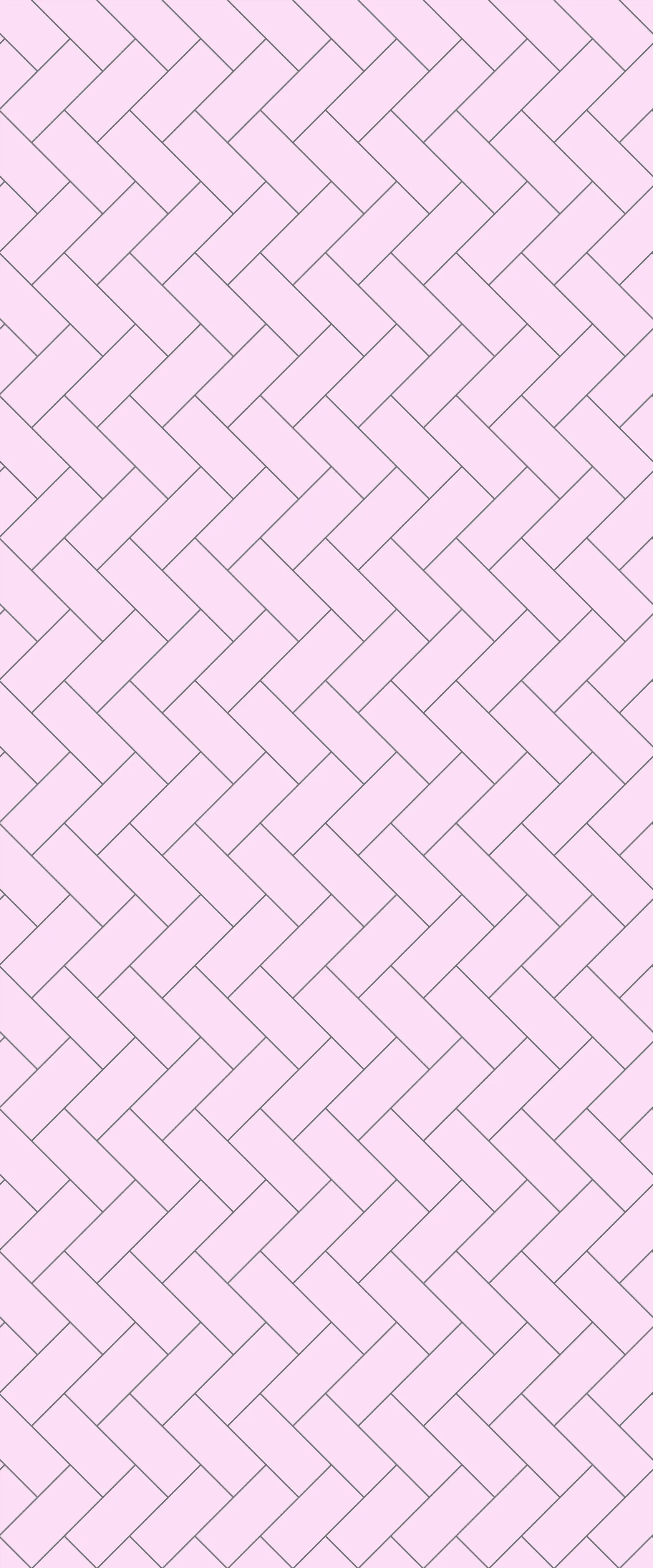 Pink Diagonal Herringbone Tile Acrylic Shower Panel 2440mm x 1220mm ( 3mm Thick)
