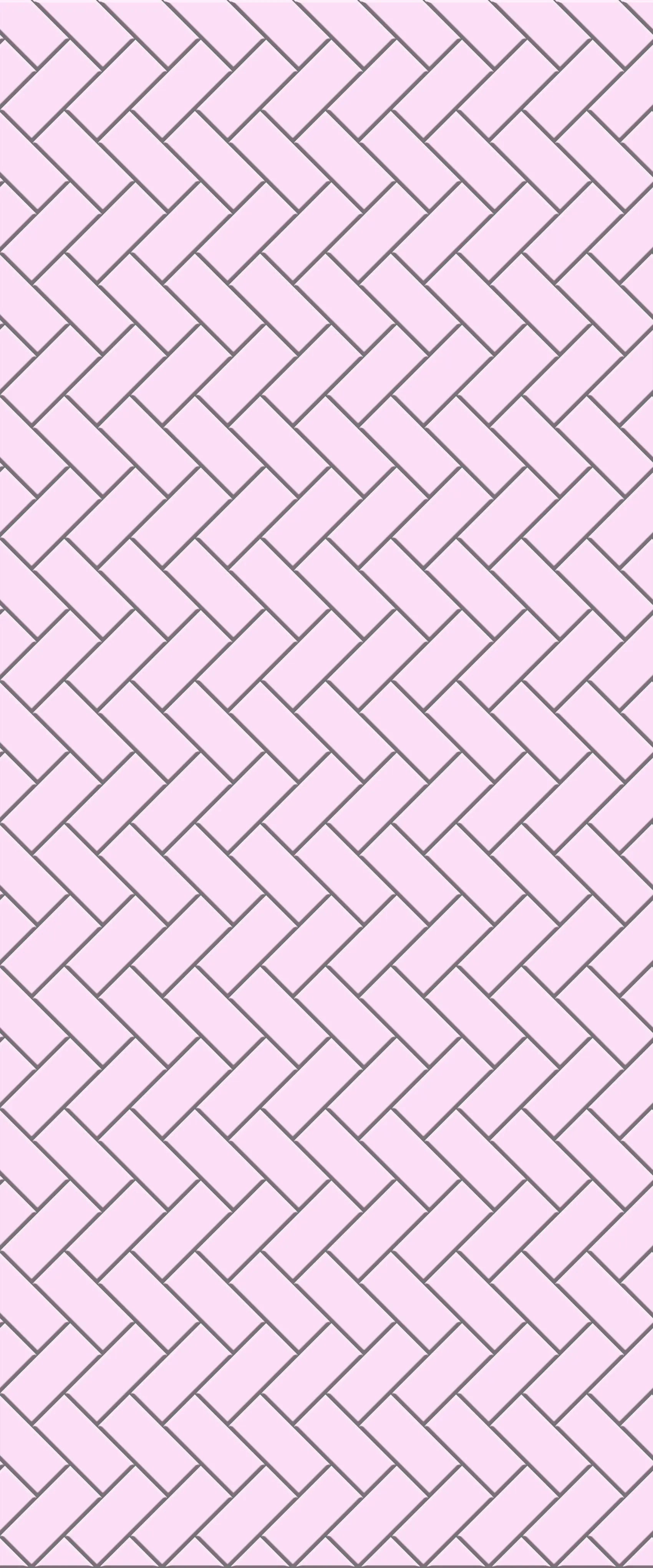 Pink Diagonal Herringbone Tile Acrylic Shower Panel 2440mm x 1220mm ( 3mm Thick)
