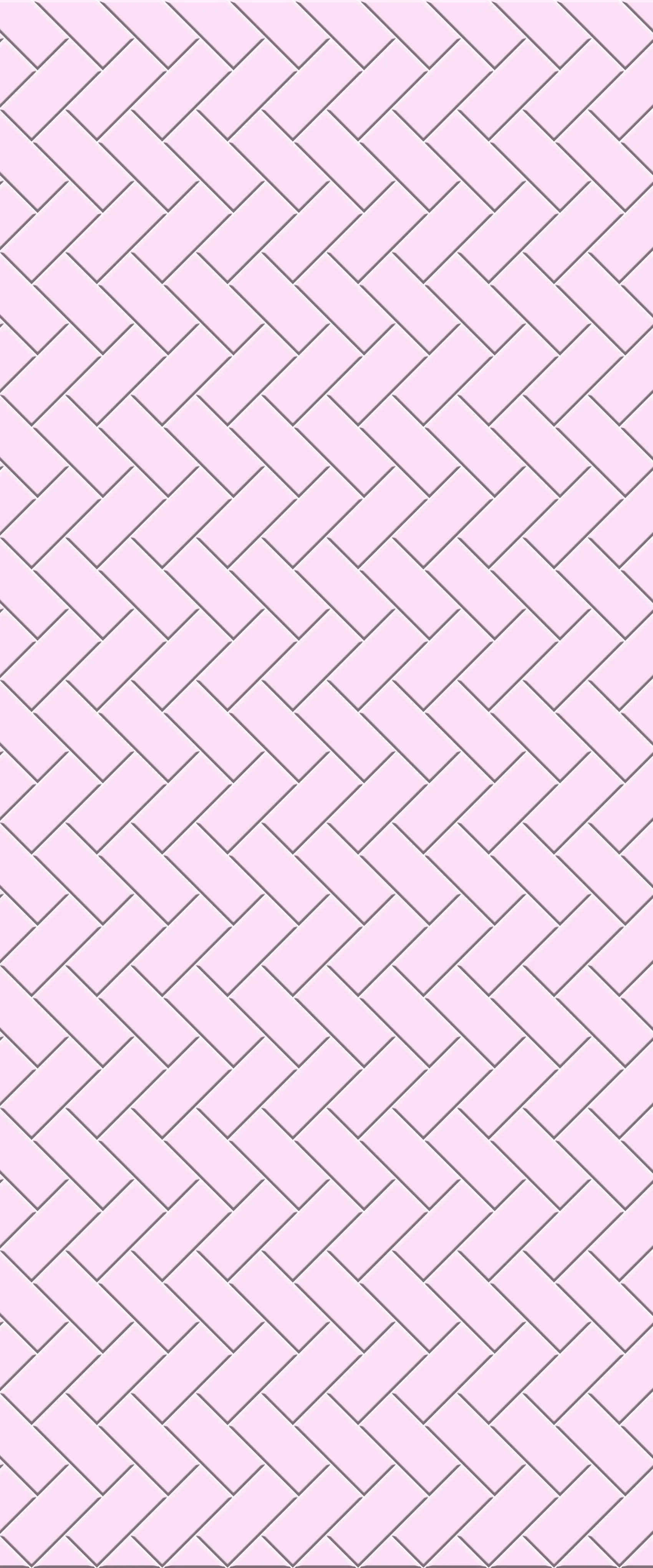 Pink Diagonal Herringbone Tile Acrylic Shower Panel 2440mm x 1220mm ( 3mm Thick)