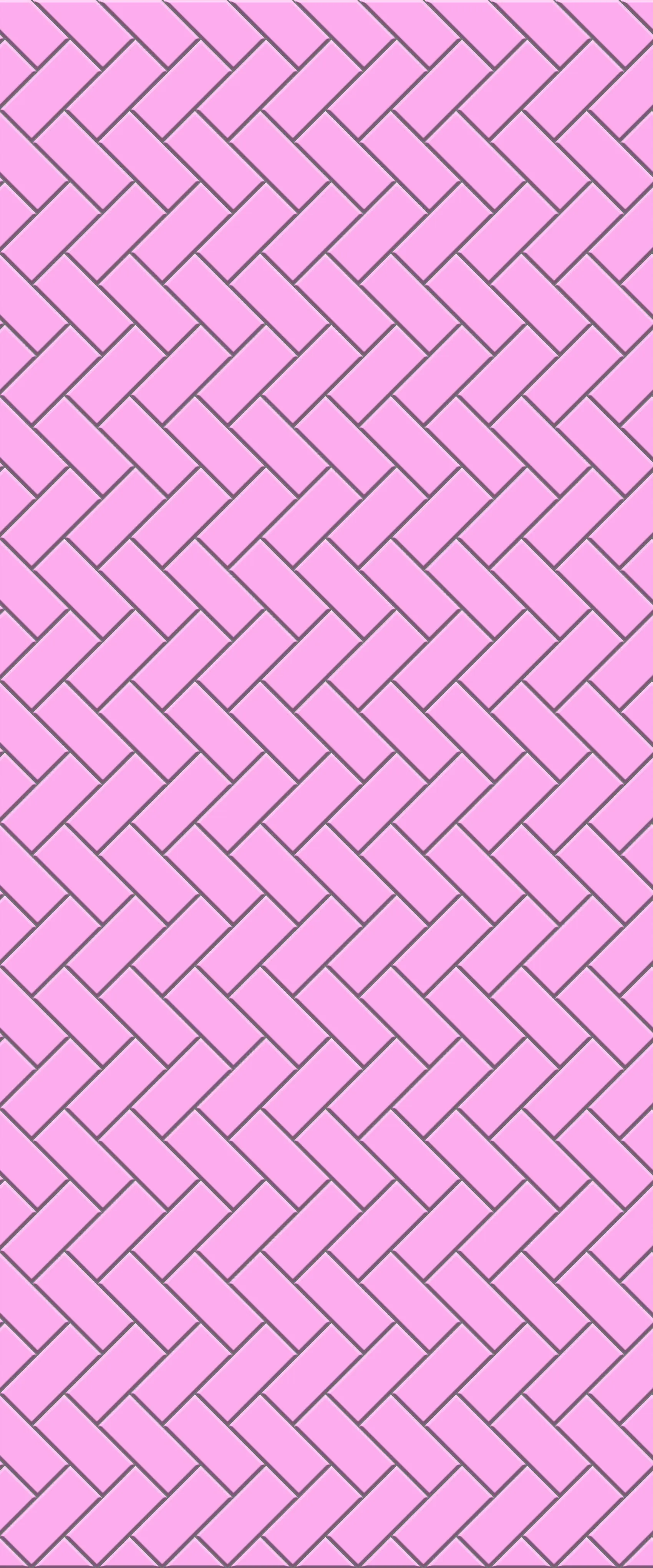 Pink Diagonal Herringbone Tile Acrylic Shower Panel 2440mm x 1220mm ( 3mm Thick)