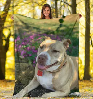 Pitbull Blanket, Gift for Pitbull Lover,