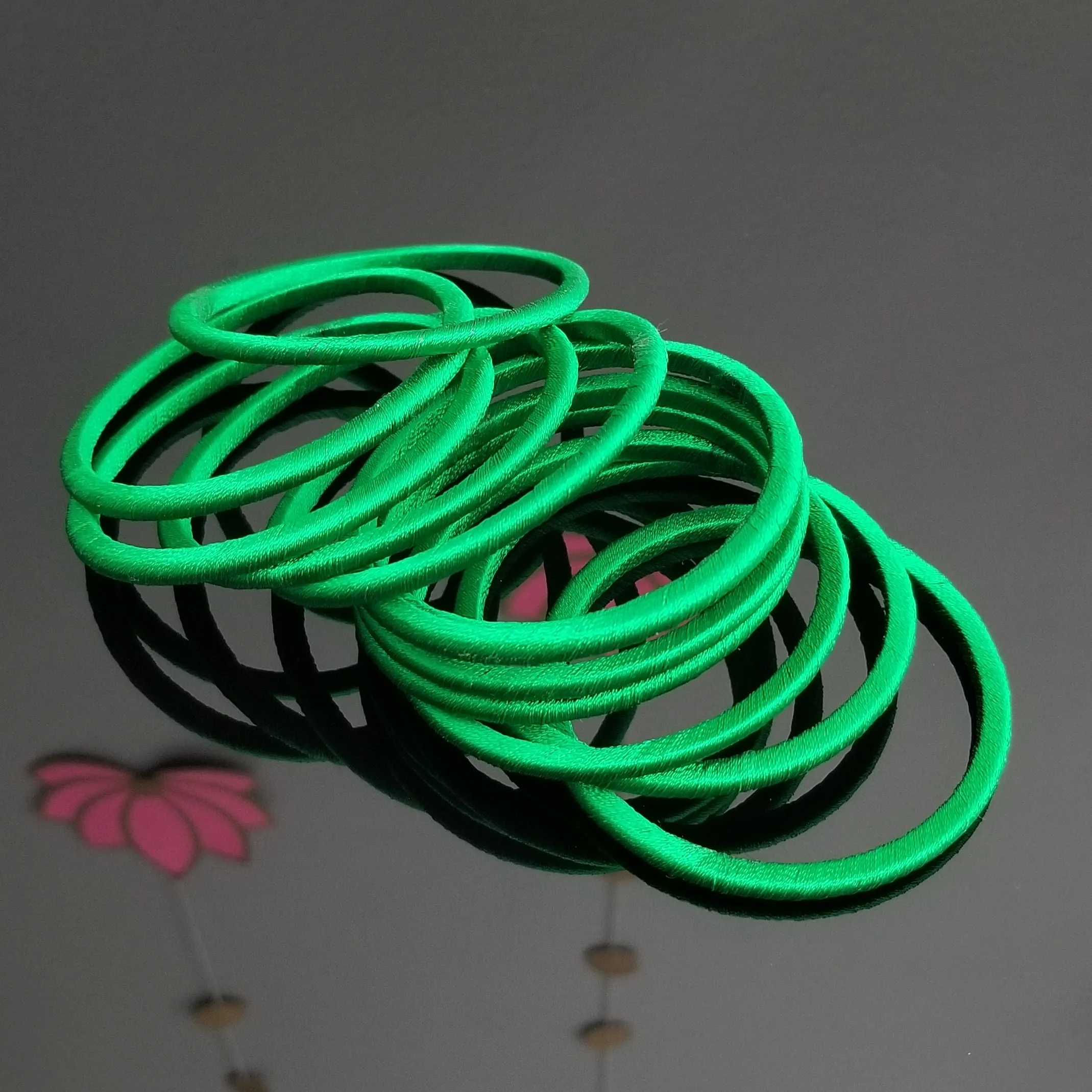 Plain Silk Thread Bangles 1713