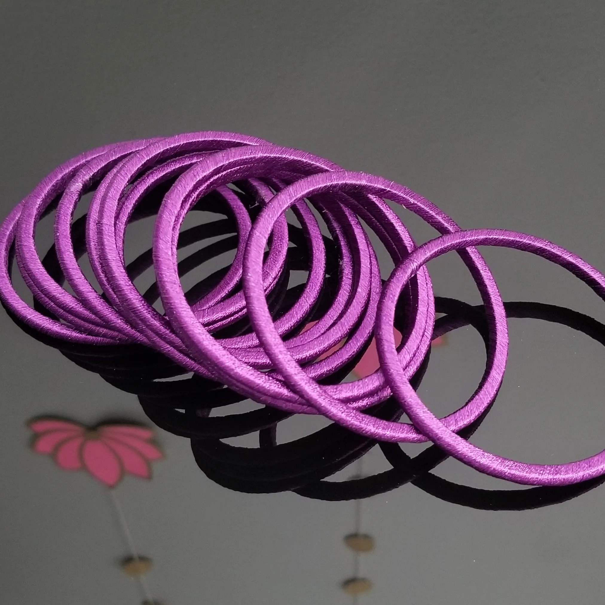 Plain Silk Thread Bangles 1713
